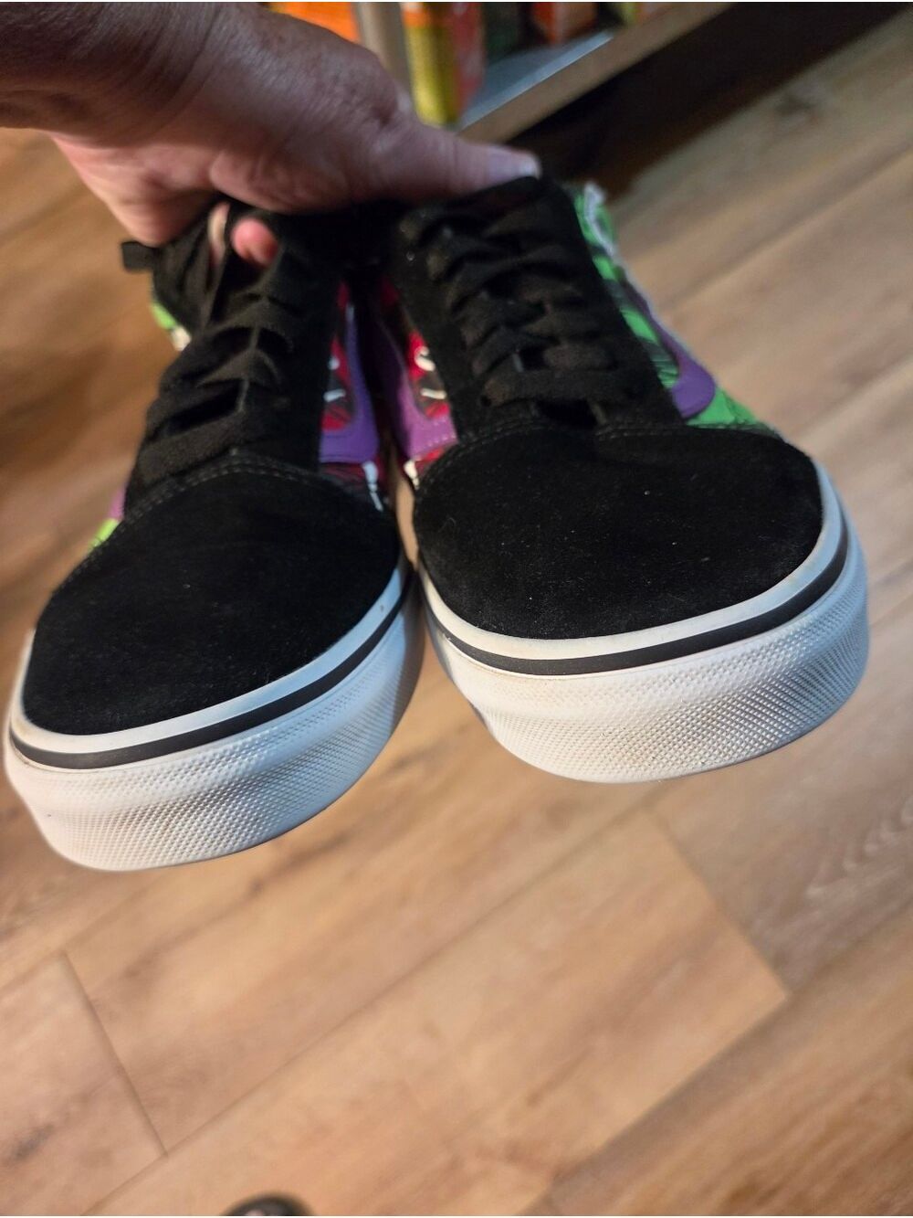 Vans Old Skool Nightmare Before Christmas Lock Shock Barrel Men 10 Women 11.5 - Picture 4 of 10
